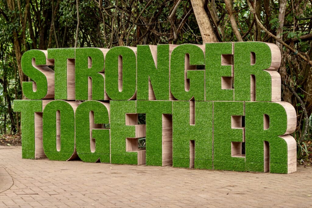 Event branding signage installation for experiential and promotional events